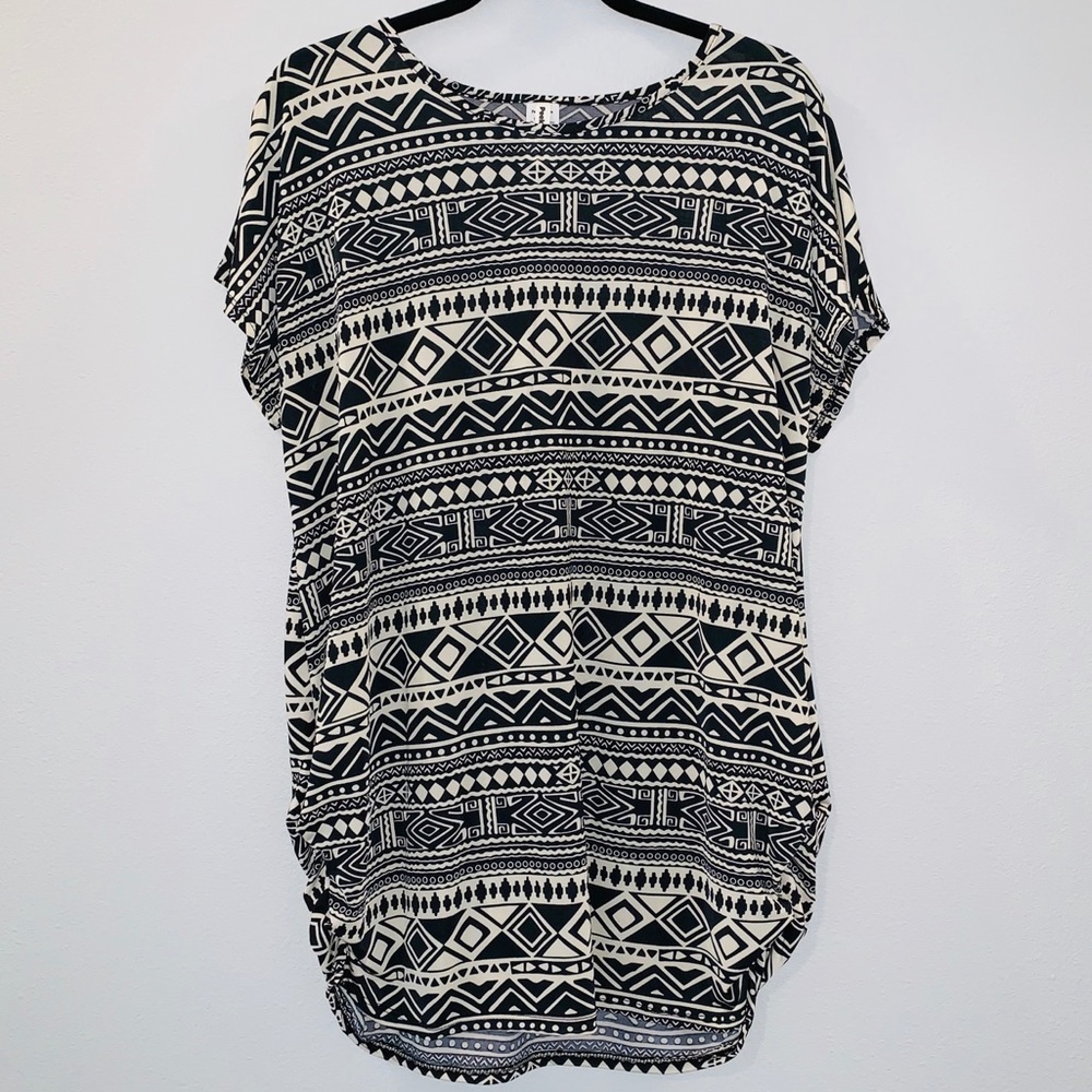 Boutique Plus Size Tribal Pattern Tunic